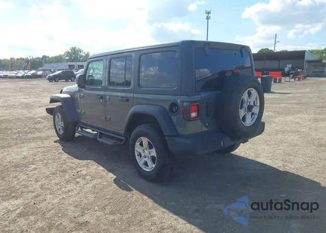 2020 Jeep Wrangler Unlimited Sport S 4X4 from USA, damaged, VIN 1C4HJXDG6LW242311